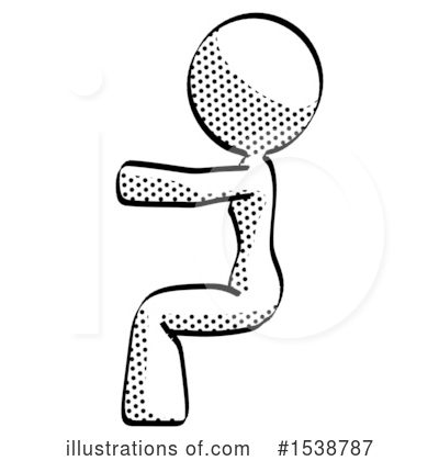 Royalty-Free (RF) Halftone Design Mascot Clipart Illustration by Leo Blanchette - Stock Sample #1538787