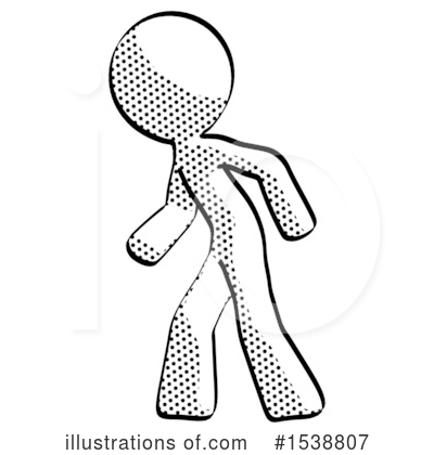 Royalty-Free (RF) Halftone Design Mascot Clipart Illustration by Leo Blanchette - Stock Sample #1538807
