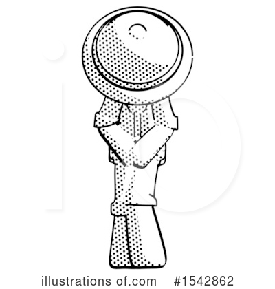 Royalty-Free (RF) Halftone Design Mascot Clipart Illustration by Leo Blanchette - Stock Sample #1542862