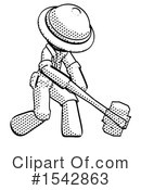 Halftone Design Mascot Clipart #1542863 by Leo Blanchette