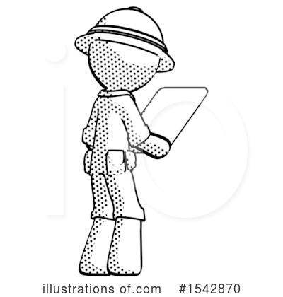 Royalty-Free (RF) Halftone Design Mascot Clipart Illustration by Leo Blanchette - Stock Sample #1542870