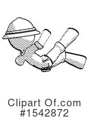 Halftone Design Mascot Clipart #1542872 by Leo Blanchette