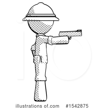 Royalty-Free (RF) Halftone Design Mascot Clipart Illustration by Leo Blanchette - Stock Sample #1542875