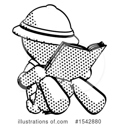 Royalty-Free (RF) Halftone Design Mascot Clipart Illustration by Leo Blanchette - Stock Sample #1542880