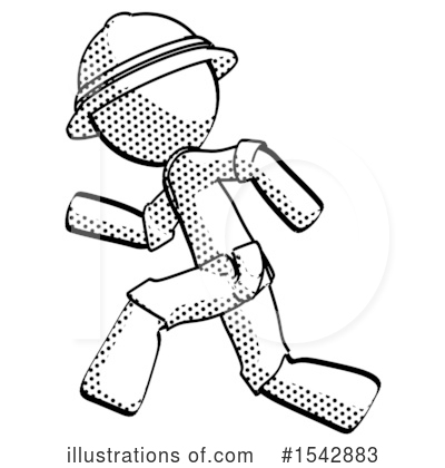 Royalty-Free (RF) Halftone Design Mascot Clipart Illustration by Leo Blanchette - Stock Sample #1542883