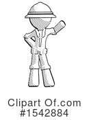 Halftone Design Mascot Clipart #1542884 by Leo Blanchette
