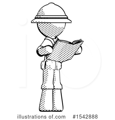Royalty-Free (RF) Halftone Design Mascot Clipart Illustration by Leo Blanchette - Stock Sample #1542888