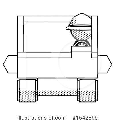 Royalty-Free (RF) Halftone Design Mascot Clipart Illustration by Leo Blanchette - Stock Sample #1542899