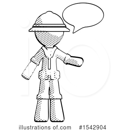 Royalty-Free (RF) Halftone Design Mascot Clipart Illustration by Leo Blanchette - Stock Sample #1542904