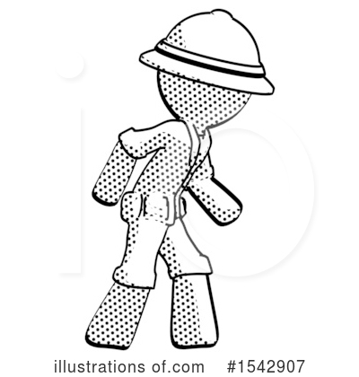 Royalty-Free (RF) Halftone Design Mascot Clipart Illustration by Leo Blanchette - Stock Sample #1542907