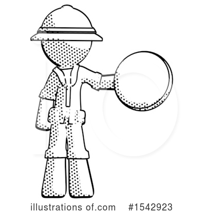 Royalty-Free (RF) Halftone Design Mascot Clipart Illustration by Leo Blanchette - Stock Sample #1542923