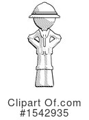 Halftone Design Mascot Clipart #1542935 by Leo Blanchette