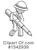 Halftone Design Mascot Clipart #1542939 by Leo Blanchette