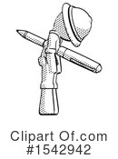 Halftone Design Mascot Clipart #1542942 by Leo Blanchette