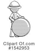 Halftone Design Mascot Clipart #1542953 by Leo Blanchette