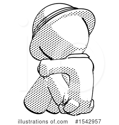 Royalty-Free (RF) Halftone Design Mascot Clipart Illustration by Leo Blanchette - Stock Sample #1542957
