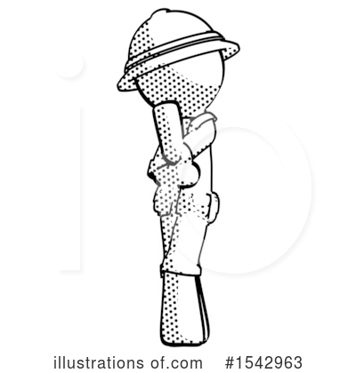 Royalty-Free (RF) Halftone Design Mascot Clipart Illustration by Leo Blanchette - Stock Sample #1542963