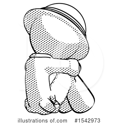 Royalty-Free (RF) Halftone Design Mascot Clipart Illustration by Leo Blanchette - Stock Sample #1542973