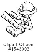 Halftone Design Mascot Clipart #1543003 by Leo Blanchette