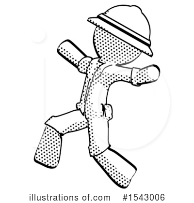 Royalty-Free (RF) Halftone Design Mascot Clipart Illustration by Leo Blanchette - Stock Sample #1543006