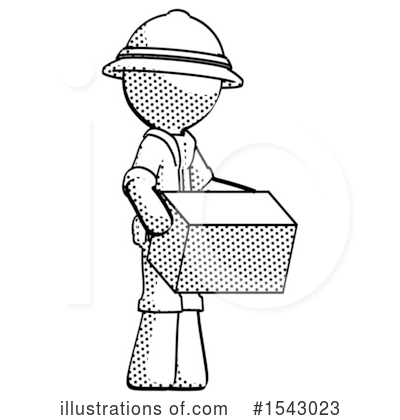 Royalty-Free (RF) Halftone Design Mascot Clipart Illustration by Leo Blanchette - Stock Sample #1543023