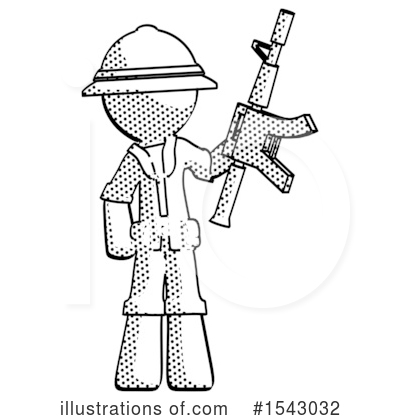 Royalty-Free (RF) Halftone Design Mascot Clipart Illustration by Leo Blanchette - Stock Sample #1543032