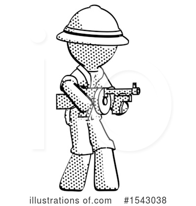Royalty-Free (RF) Halftone Design Mascot Clipart Illustration by Leo Blanchette - Stock Sample #1543038