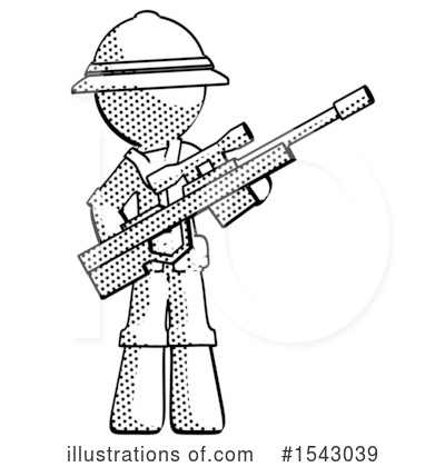 Royalty-Free (RF) Halftone Design Mascot Clipart Illustration by Leo Blanchette - Stock Sample #1543039