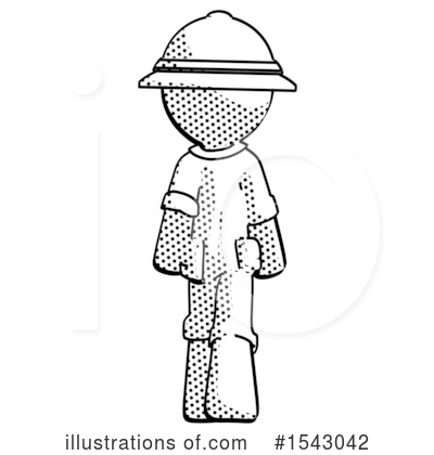 Royalty-Free (RF) Halftone Design Mascot Clipart Illustration by Leo Blanchette - Stock Sample #1543042