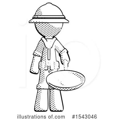 Royalty-Free (RF) Halftone Design Mascot Clipart Illustration by Leo Blanchette - Stock Sample #1543046