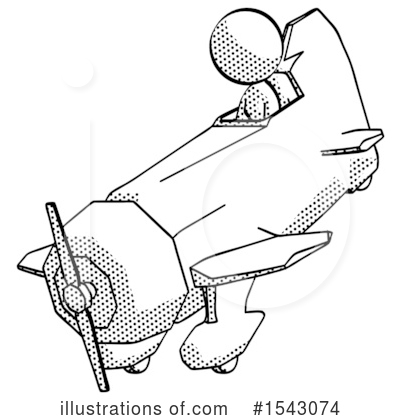 Royalty-Free (RF) Halftone Design Mascot Clipart Illustration by Leo Blanchette - Stock Sample #1543074