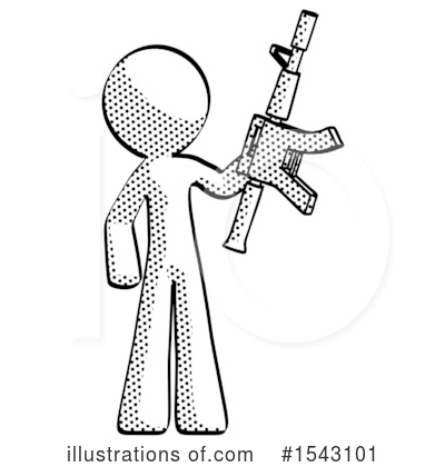 Royalty-Free (RF) Halftone Design Mascot Clipart Illustration by Leo Blanchette - Stock Sample #1543101