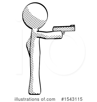 Royalty-Free (RF) Halftone Design Mascot Clipart Illustration by Leo Blanchette - Stock Sample #1543115
