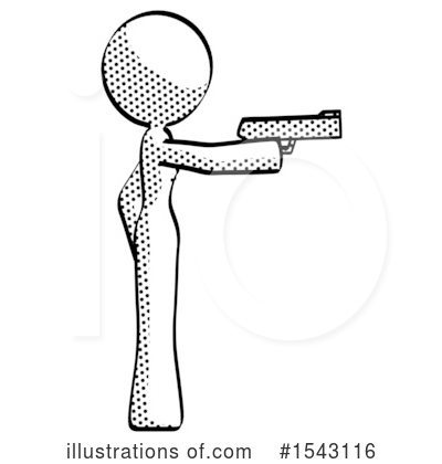 Royalty-Free (RF) Halftone Design Mascot Clipart Illustration by Leo Blanchette - Stock Sample #1543116