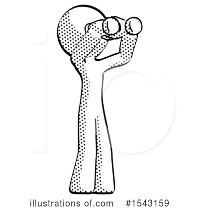 Royalty-Free (RF) Halftone Design Mascot Clipart Illustration by Leo Blanchette - Stock Sample #1543159