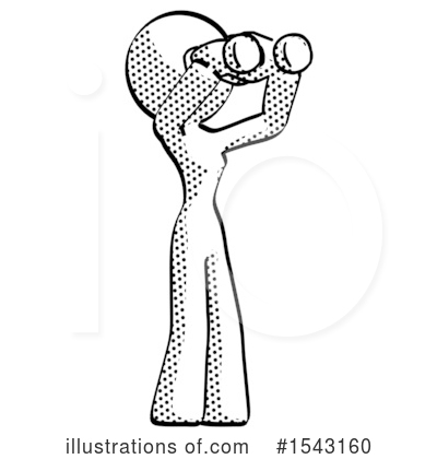 Royalty-Free (RF) Halftone Design Mascot Clipart Illustration by Leo Blanchette - Stock Sample #1543160