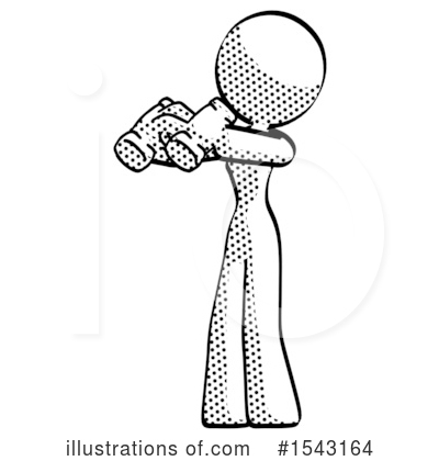 Royalty-Free (RF) Halftone Design Mascot Clipart Illustration by Leo Blanchette - Stock Sample #1543164