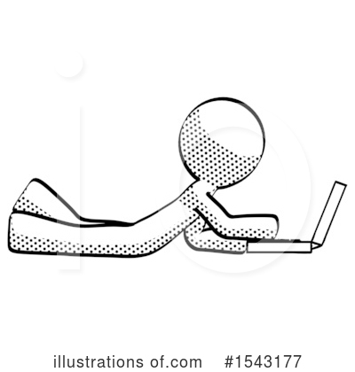 Halftone Design Mascot Clipart #1543177 by Leo Blanchette