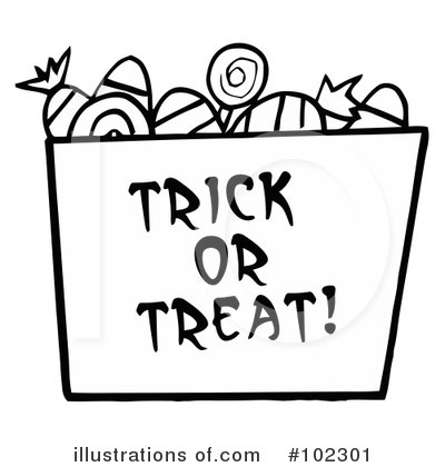 Royalty-Free (RF) Halloween Candy Clipart Illustration by Hit Toon - Stock Sample #102301