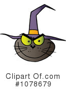 Halloween Cat Clipart #1078679 by Hit Toon
