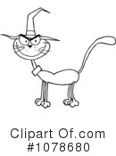 Halloween Cat Clipart #1078680 by Hit Toon