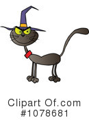 Halloween Cat Clipart #1078681 by Hit Toon