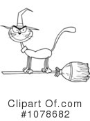 Halloween Cat Clipart #1078682 by Hit Toon