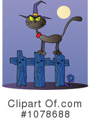 Halloween Cat Clipart #1078688 by Hit Toon