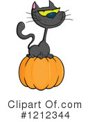 Halloween Cat Clipart #1212344 by Hit Toon