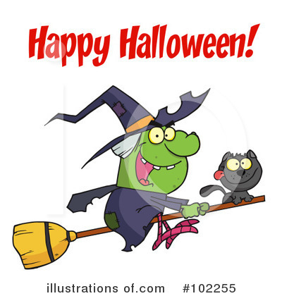 Royalty-Free (RF) Halloween Clipart Illustration by Hit Toon - Stock Sample #102255