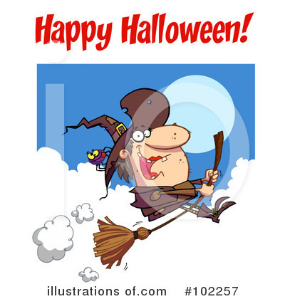 Royalty-Free (RF) Halloween Clipart Illustration by Hit Toon - Stock Sample #102257