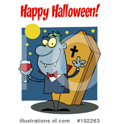 Royalty-Free (RF) Halloween Clipart Illustration by Hit Toon - Stock Sample #102263