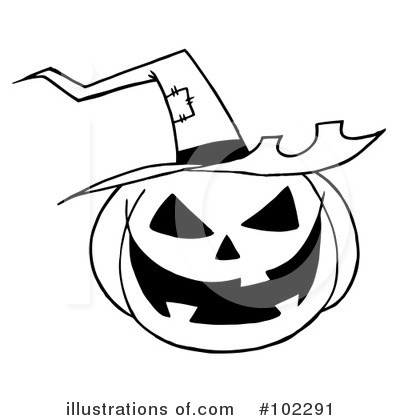 Royalty-Free (RF) Halloween Clipart Illustration by Hit Toon - Stock Sample #102291