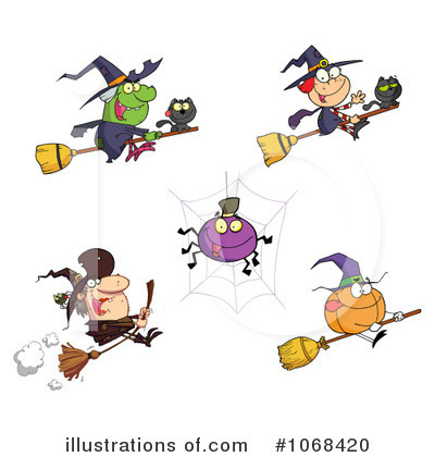 Royalty-Free (RF) Halloween Clipart Illustration by Hit Toon - Stock Sample #1068420